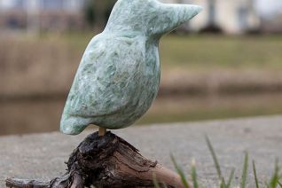 ijsvogeltje van India speksteen  (1)