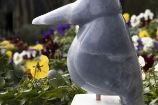 ijsvogel van blauwe albast (1)