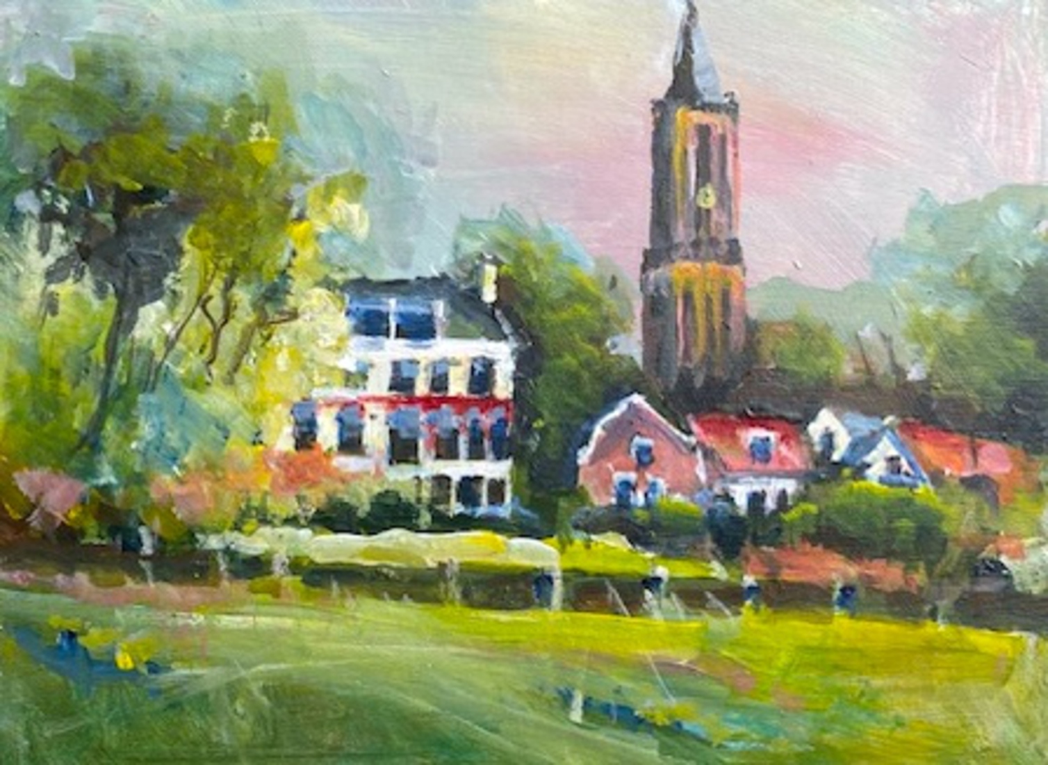 Zicht op Amerongen