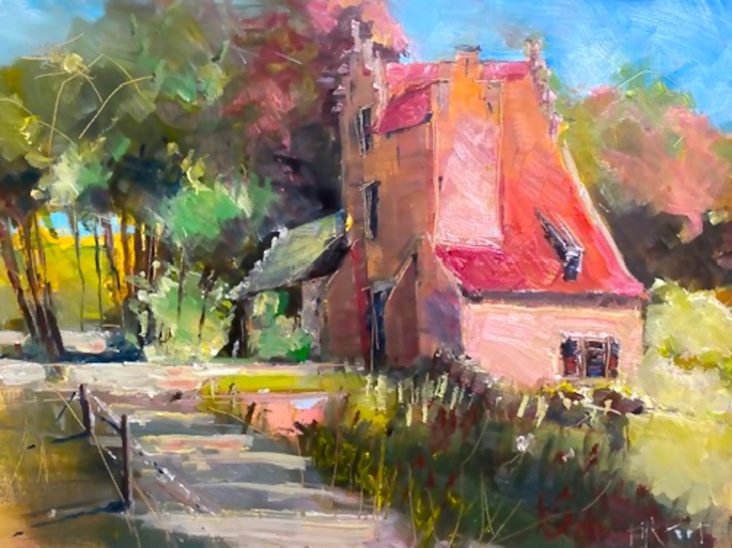 Cothen, poortgebouw Rhijnestein