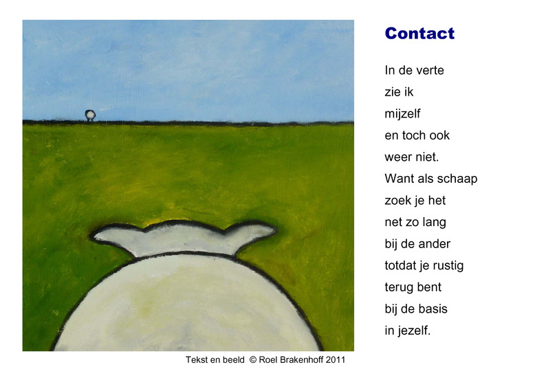 Kunstkaart Contact