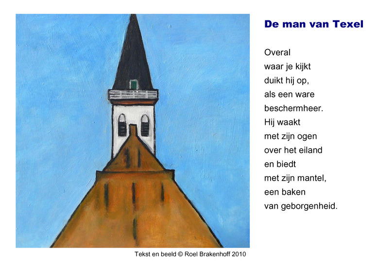 Kunstkaart De man van Texel