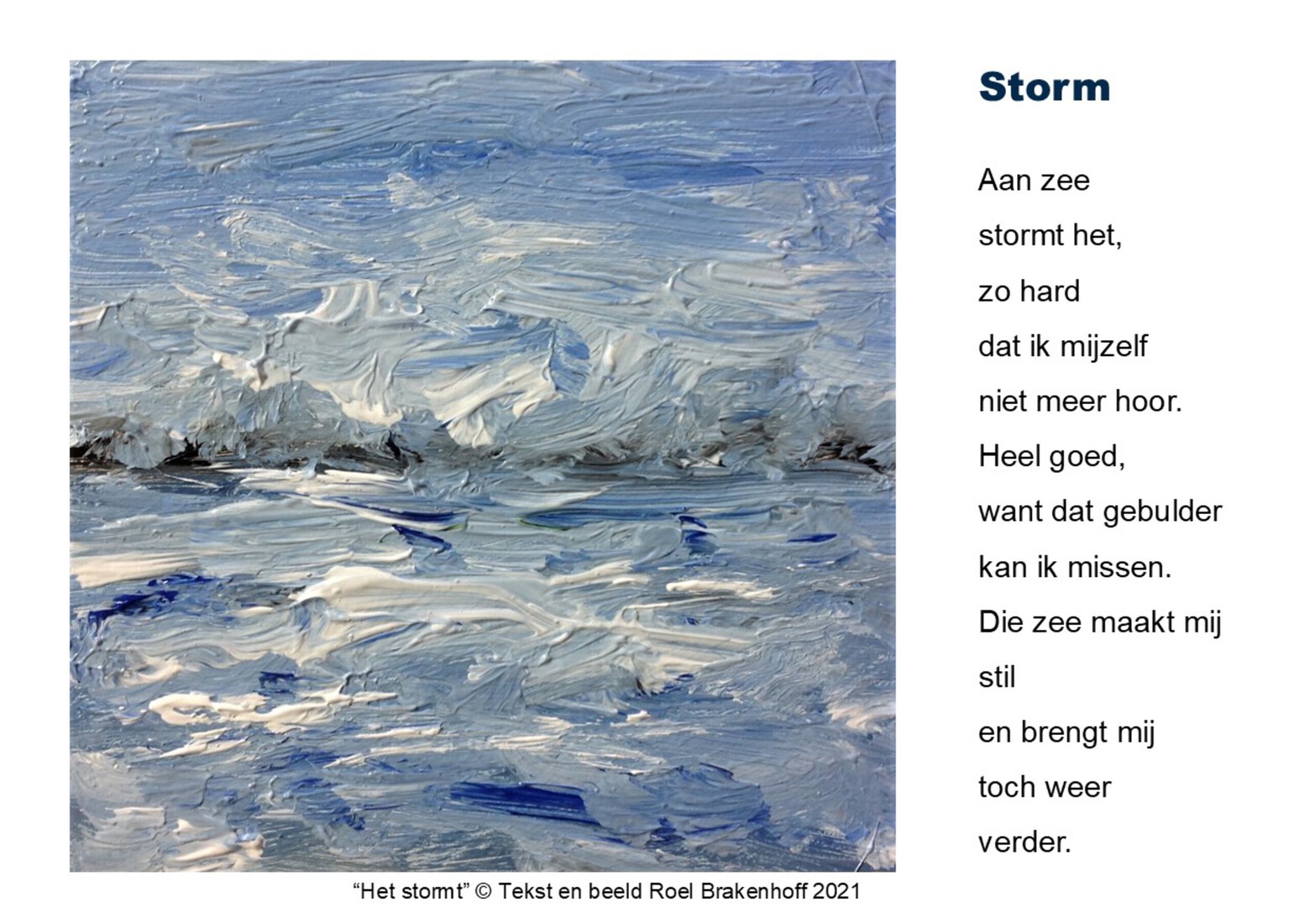 Kunstkaart Storm