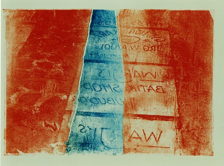 'Ubud 4.' -   mono-print