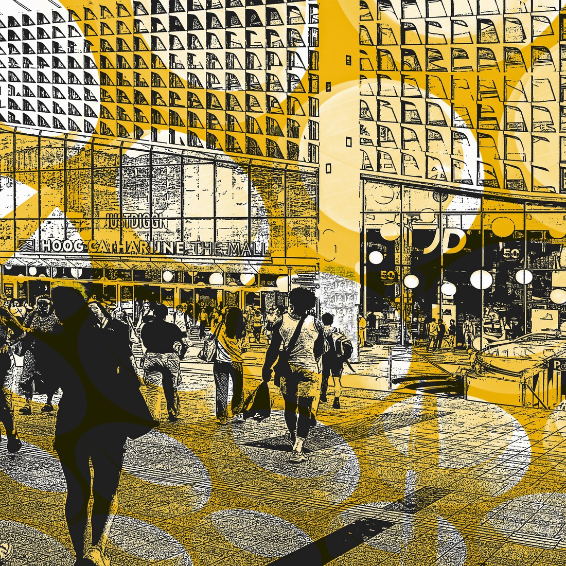 Stationsplein Utrecht Centraal 1 .-digitale art print