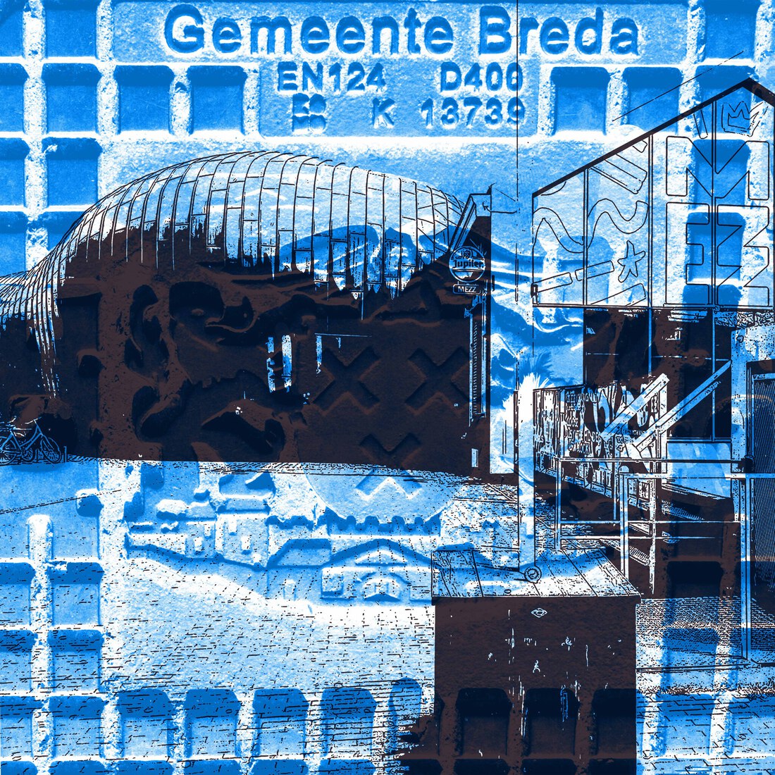 De Metz, Breda. - digital art print