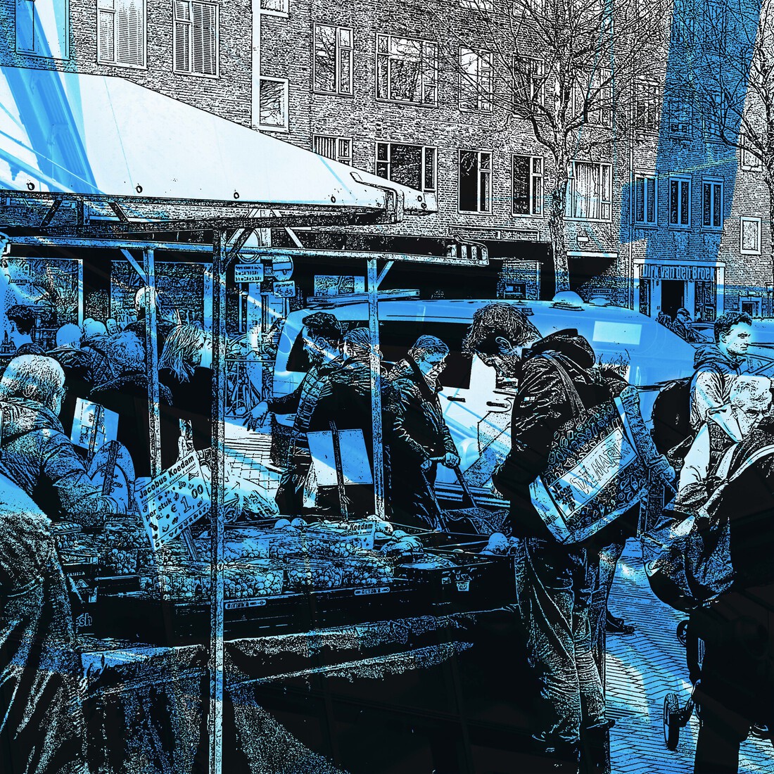 De Mart 2, Rotterdam. - digital  fine art print