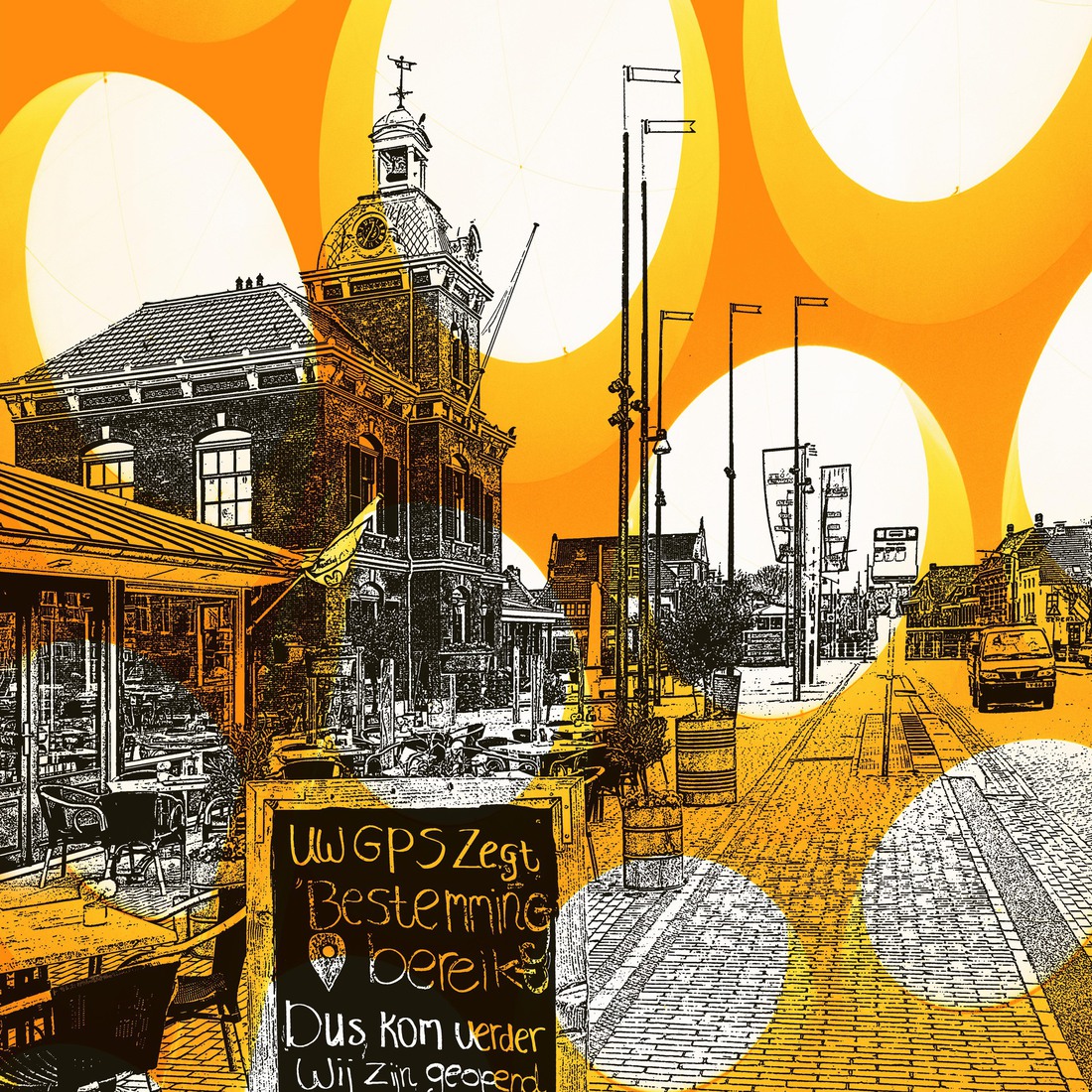 'Havenmanske, Harlingen' – digital art print