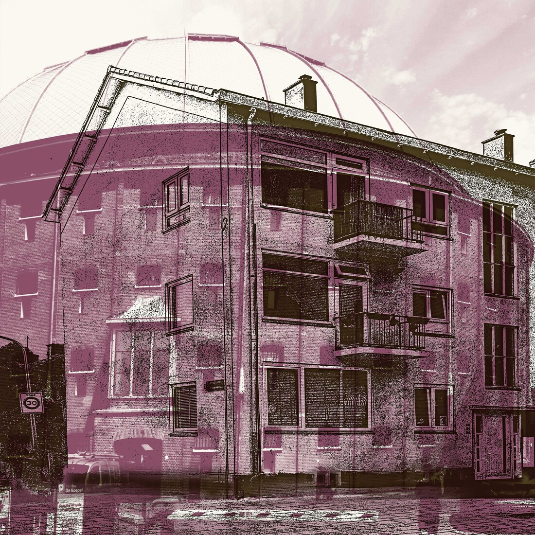 Eksterlaan - digitale art-print