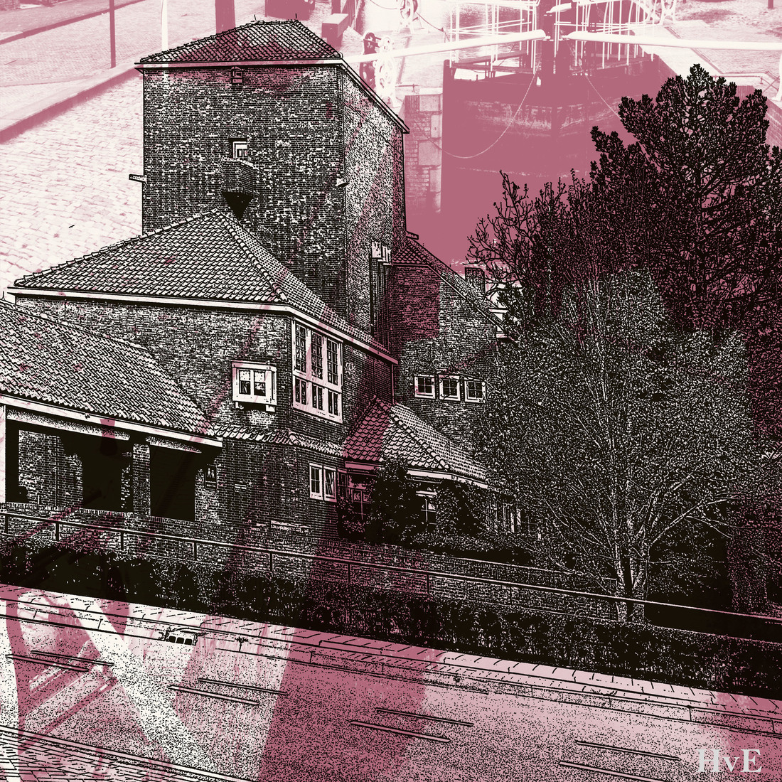 'RSG Harlingen.'- digitale collage print