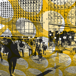 Nieuwe digitale art prints die ik recent heb gemaakt en nog moet onderbrengen in de de bestaande groepen galeries..
Art design in grafische print: moderne kunst in digitale prent ontwerp - collage van stad, architectuur, gebouwen, straten & mensen in Nederland.
