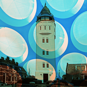 Digitale art prints van de stad Harlingen