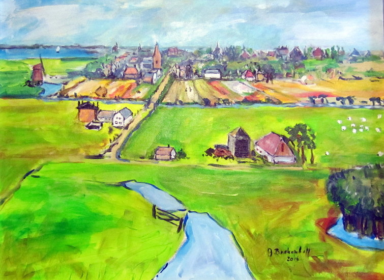 Uitgeest in vogelvlucht