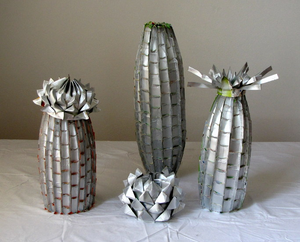 objecten van afvalmateriaal.