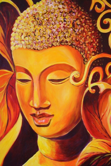 Boeddha in de herfst