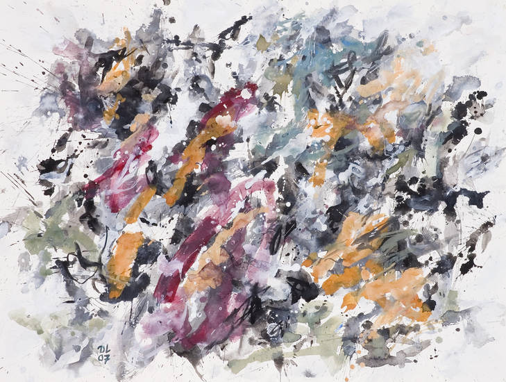 'Winter in the picture' gouache nr G 6.39