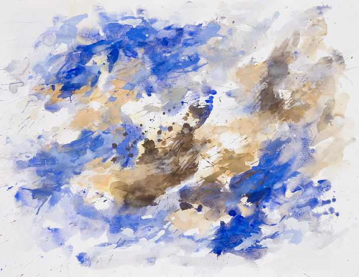 'Landscape imprtession' gouache nr G 6.36