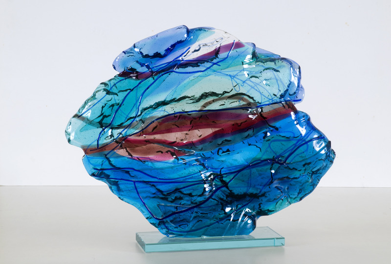 'Deap-sea' - glass fusing art