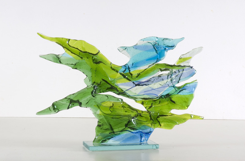 'Landschap' - moderne glaskunst