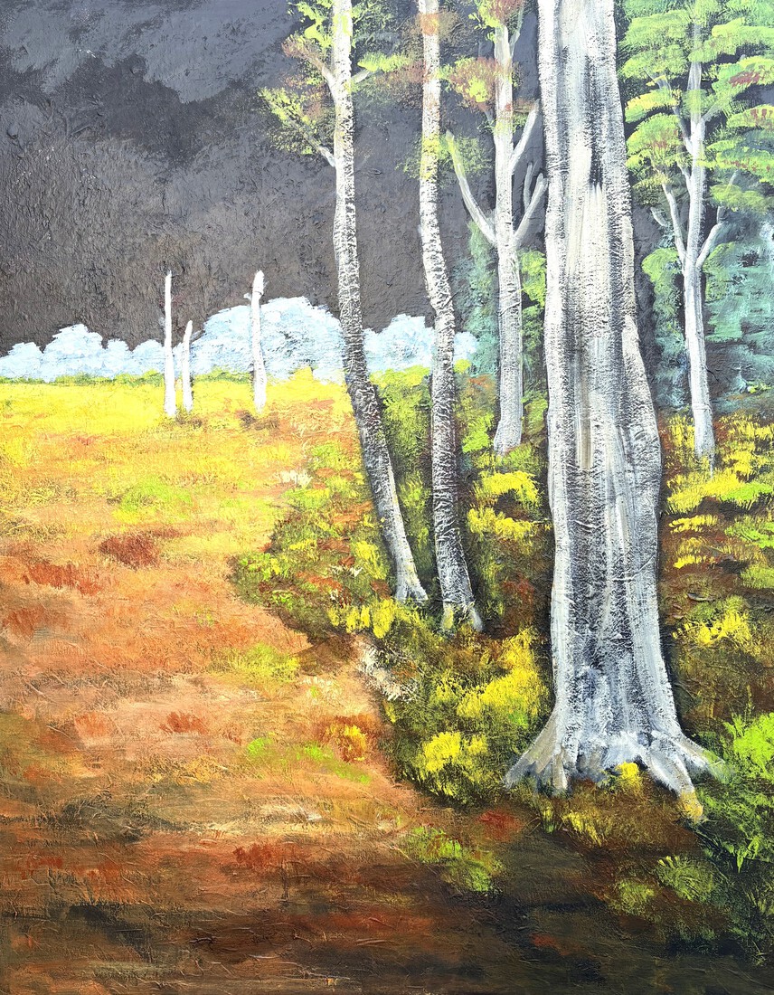 3 kale bomen