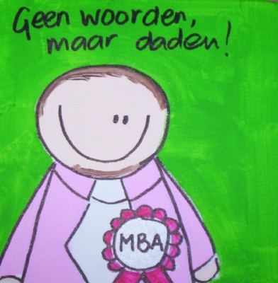 Geen woorden maar daden