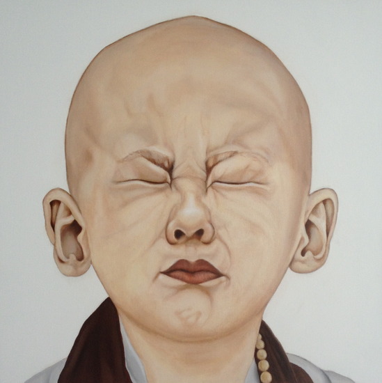 1.Praying hard to Buddha