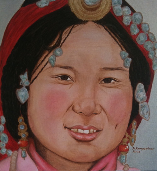 Tibetaans meisje A