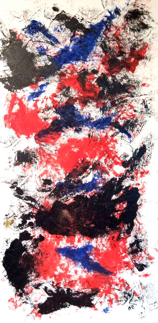 rood blauw