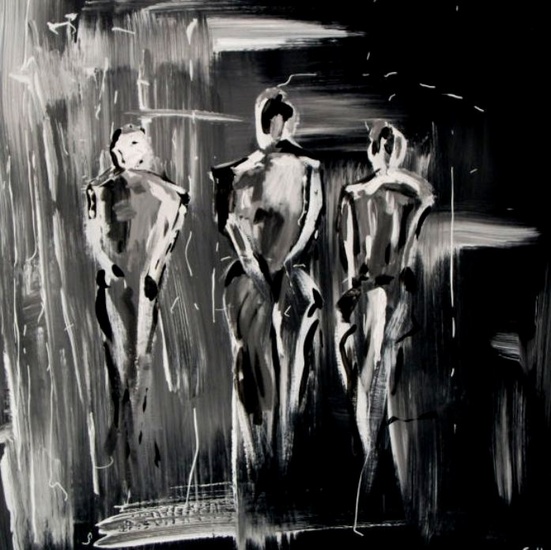 Abstract in zwartwit