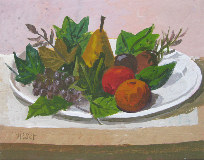 Autumn fruit on a plate