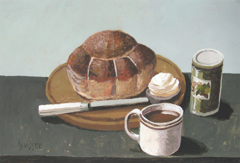 Still Life with Brioche