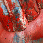 Na het schilderen lijken mijn handen zelf net kleurrijke schilderijen, dit levert prachtige foto's op.