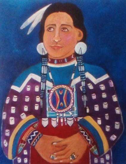 Native American -ready for Pow wow