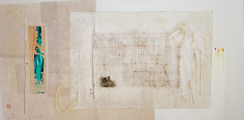 Virginal White with green