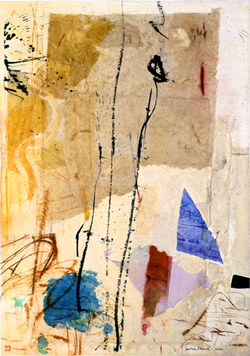 Composite met o.a. lila en blauw