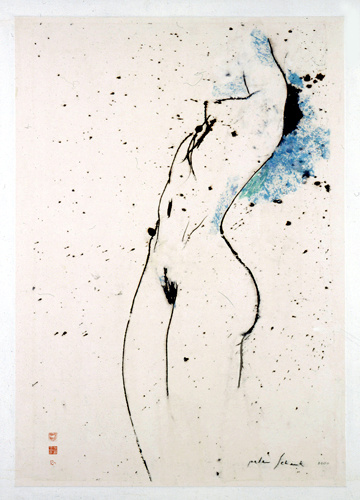 Naakt achteroverbuigend 2000