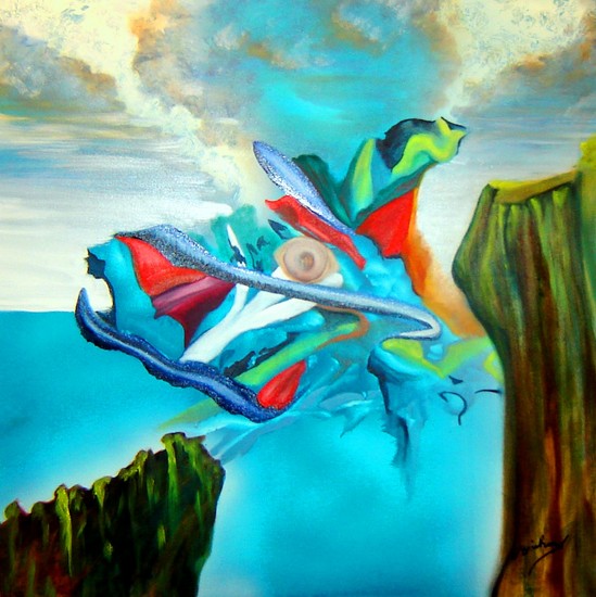 Small dust impact on a blind donkey