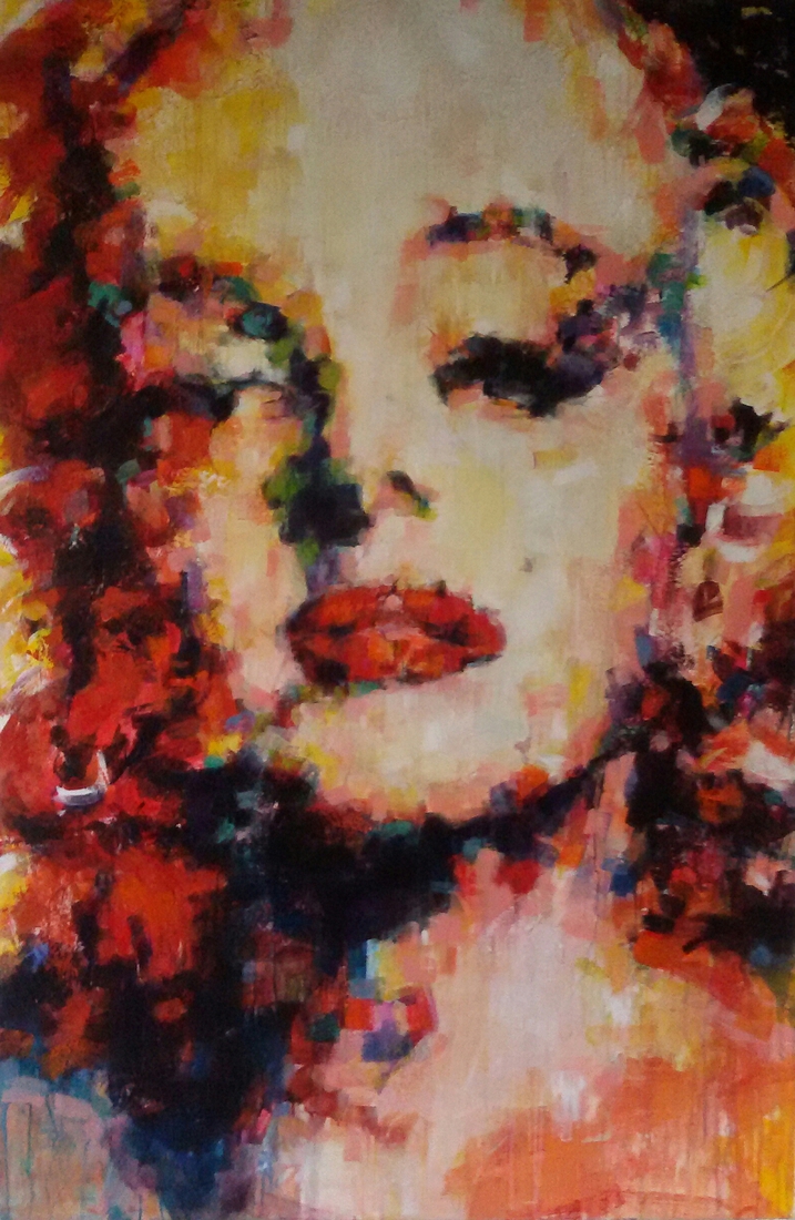 Marilyn Monroe colorfield
