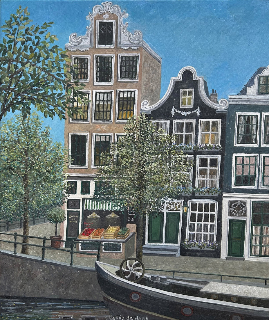 Gracht met Boot