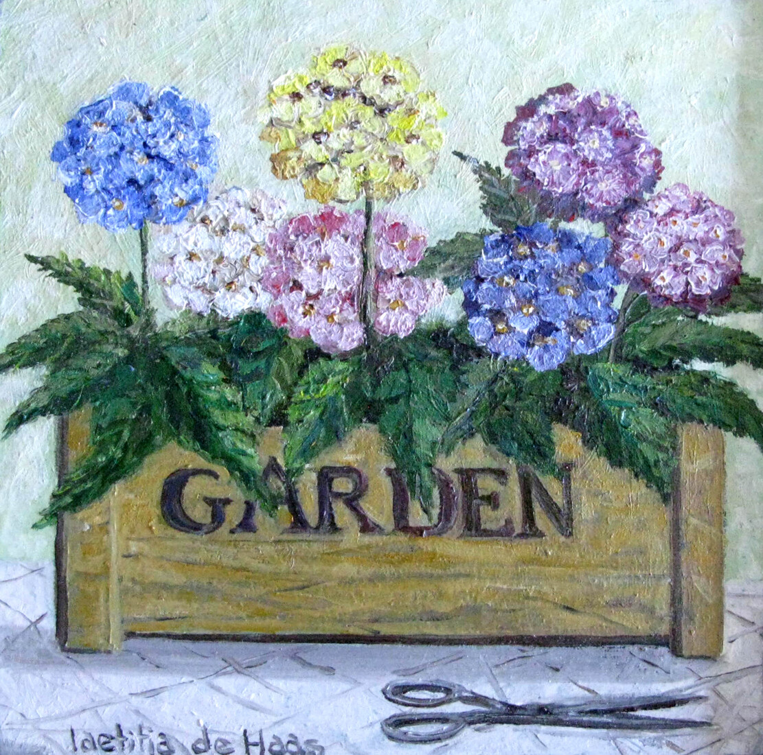 kistje bloemen