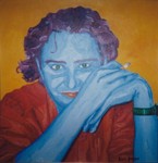 Portretten in opdracht gemaakt. De portretten zijn in Pop-Art fauvistisch stijl.