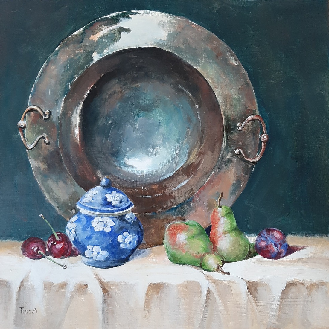 stilleven kastanjebrander