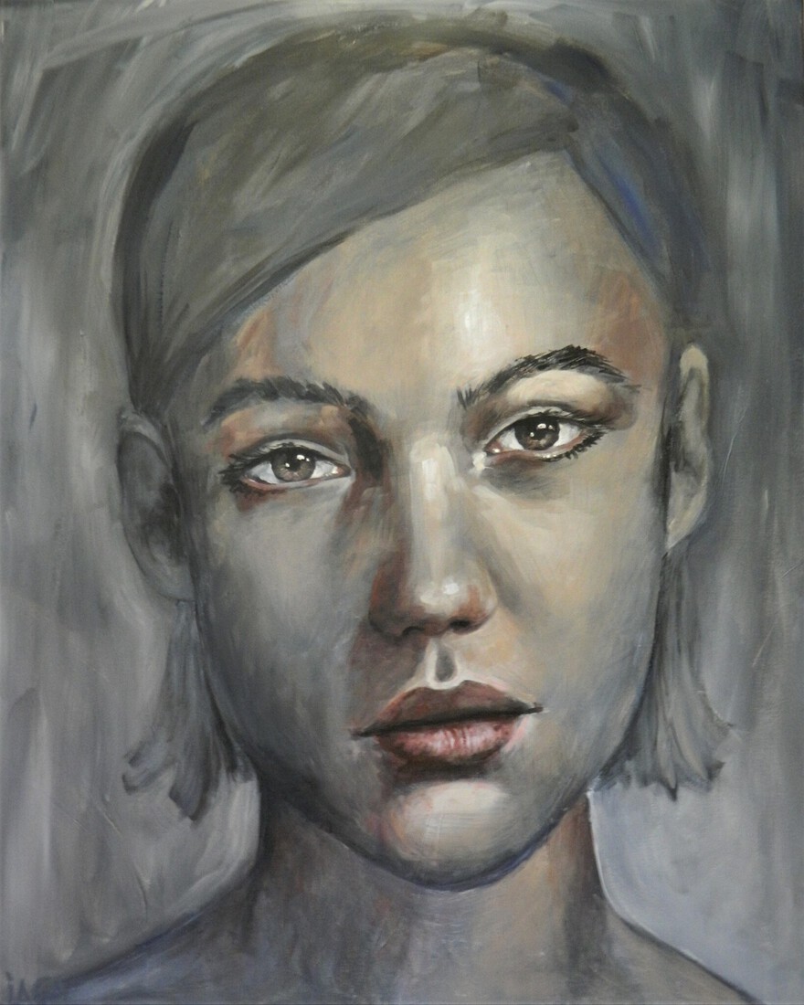  A light hits the gloom on the grey.