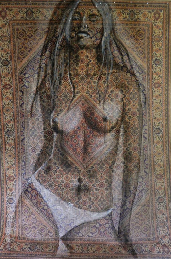 Nude on a Persian carpet.