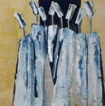 acrylschilderijen/collages