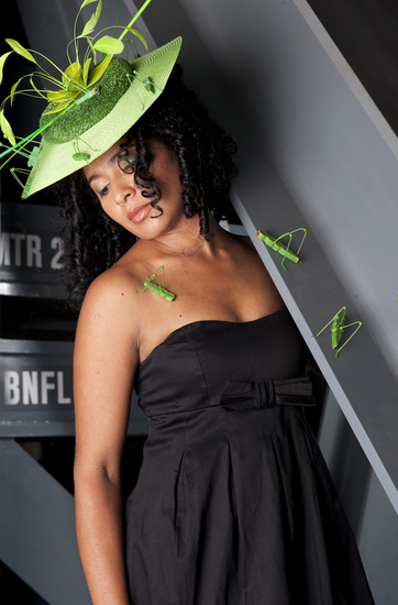 Cocktailhoed 'Washopper ' uit de serie 'Exoten'