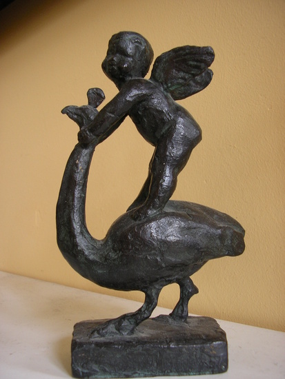 putto op vogel