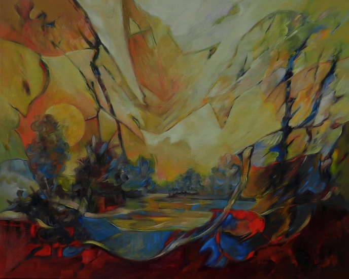 Atardeser cerca del rio Cosinero