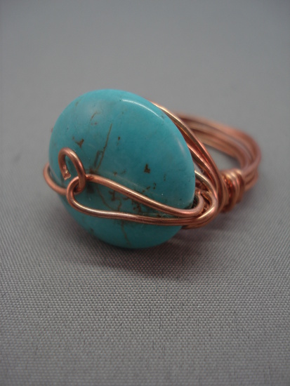 Ring koper en howliet