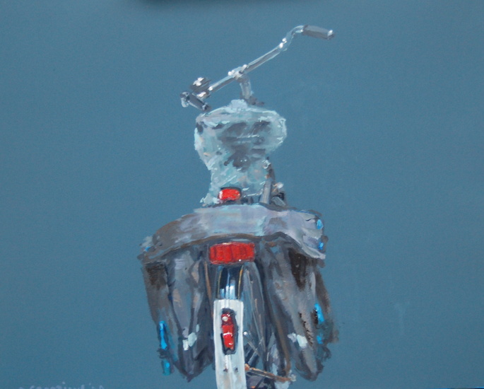 fiets achteraanzicht